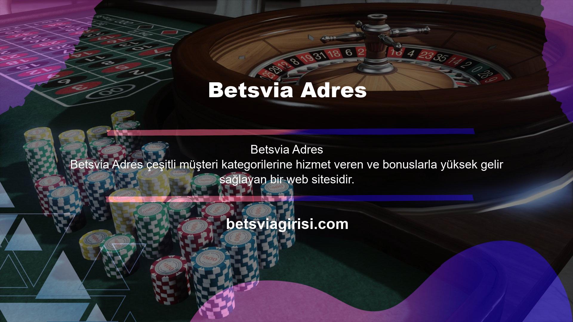 Betsvia web sitesinde birçok slot makinesi oyunu bulunmaktadır